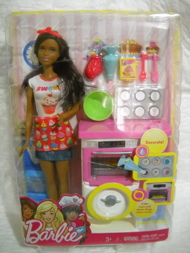 2017 Barbie Juego De Chef De Panaderia - Empaque Con Detalle