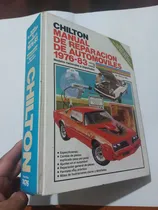 Comprar Libro Manual De Reparación De Automóviles 76 Al 83 Chilton