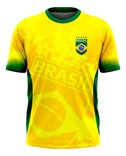 Camiseta Seleção Brasileira Torcedor Patriota Do Brasil