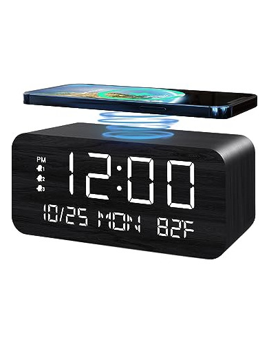 Reloj Despertador Digital, Con Pantalla Led Electrónica De M