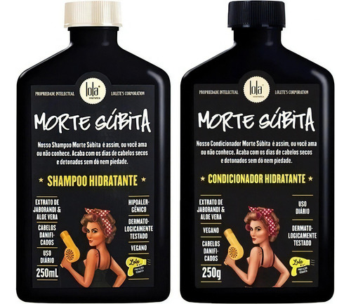 Kit Morte Súbita Com Shampoo E Condicionador Lola Cosmetics