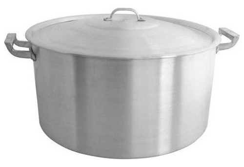 Cacerola De Aluminio N° 30 Gastronomica Capacidad 10 Litros-