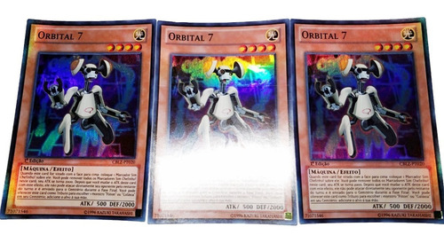 Yugioh - 3x Orbital 7 Super Em Português 