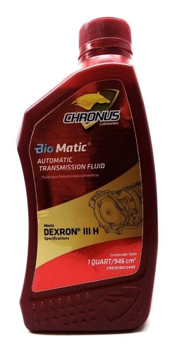 Aceite Hidráulico Dexron 3 Ill Chronus Tecno Americana.