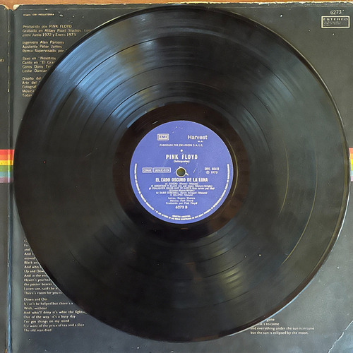Vinilo Pink Floyd - El Lado Oscuro De La Luna Lp 1973 Estándar (Usado)
