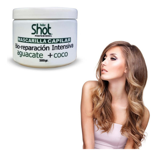 Mascarilla Repacion Intensiva Cabello Seco Aguacate + Coco