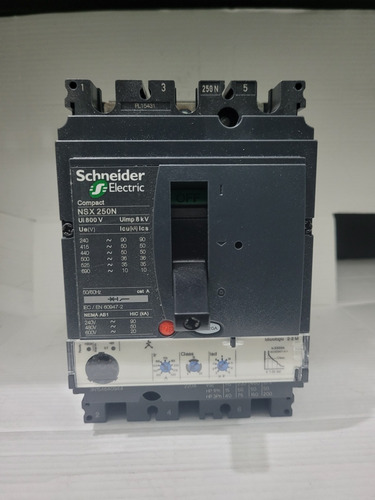 Disjuntor Schneider Nsx250n Micrologic 2.2m 100/220a 3p