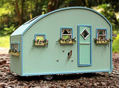 Juego Para Armar Casa De Muñecas Miniatura Rylai, Hecha A . Color Green