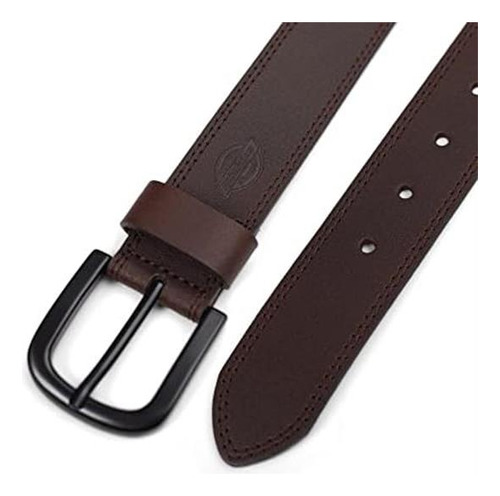 Cinturón De Cuero Informal Dickies Para Hombre, Marrón, 30