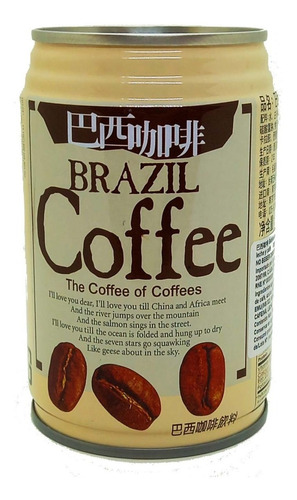 Bebida Café Brazil 280 Ml.