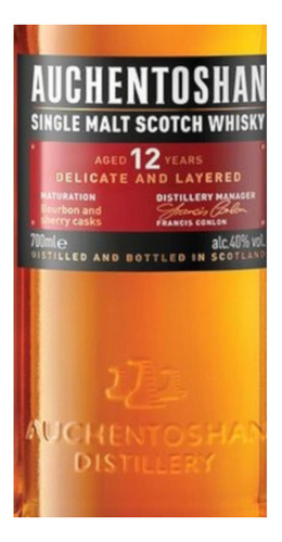Paquete De 3 Whisky Auchentoshan 12 Años 700 Ml