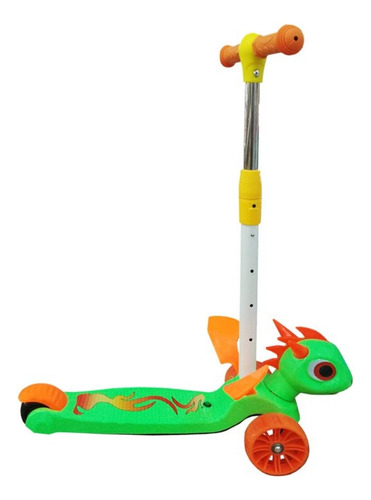 Patineta Monopatín Con Luces Y Sonidos Dinosaurio Niño Niña