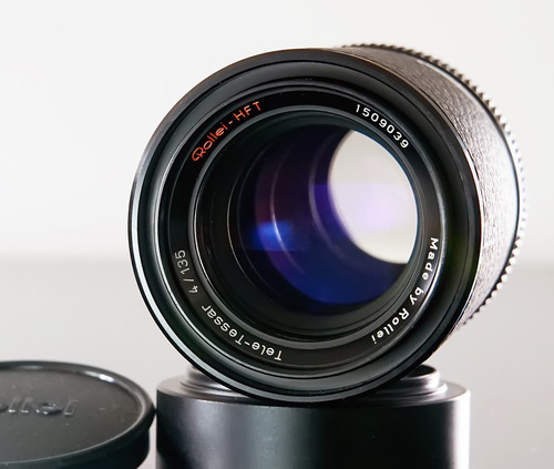 Rollei Tele-tessar (zeiss) 135mm Com Adaptador Sony E Mount