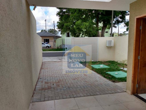 Casa Com 3 Dormitórios À Venda, 58 M² Por R$ 211.000,00 - Costeira - Araucária/pr - Ca0431