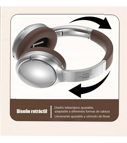 Auriculares Inalambricos Cancelación Diadema Bluetooth