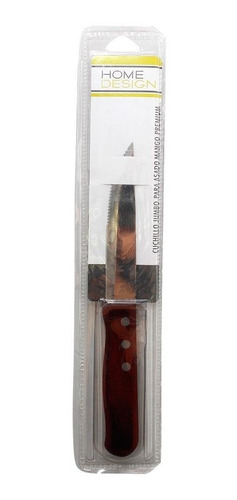 Cuchillo Premium Polywood Jumbo Asado Churrasco Acero