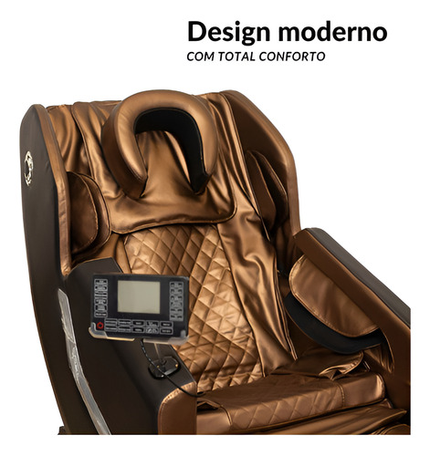 Poltrona De Massagem Tech Bluetooth Gravidade Zero Bivolt