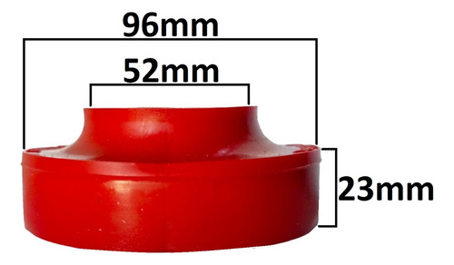 Goma De Espiral Inferior Trasero Para Chevrolet Caprice