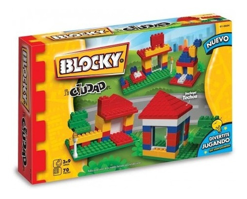 Blocky Ciudad Bloques 70 Piezas 0604