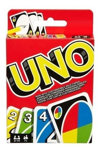 Uno Comodines Personalizables Juego De Cartas Mattel Sku5470
