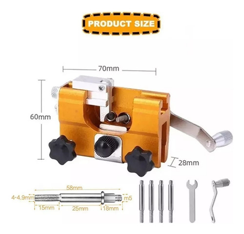 Motosierra Manual Afilador De Cadenas Sierra De Manivela P
