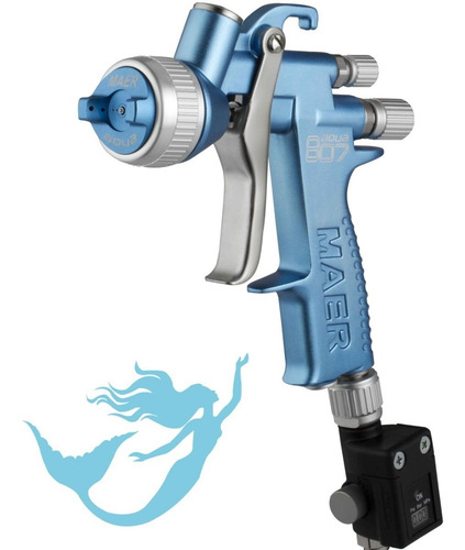 Imagen 1 de 1 de Pistola Para Pintar 807 Aqua 1.3mm Soplete Maer Pintumm