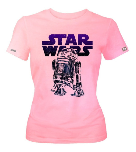 Camiseta Estampada Robot Dama Mujer Star Wars Ikrd