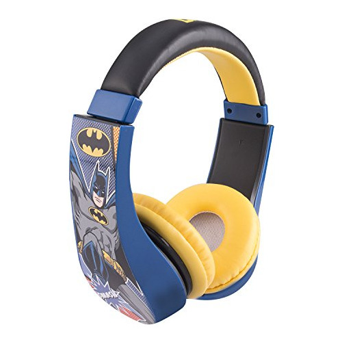 Sakar 30382-tru Batman Kid Safe Auriculares Sobre La Oreja C