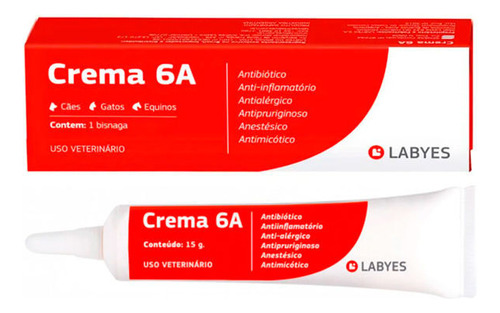 Crema 6a Antibiótica Y + Para Perros Y Gatos