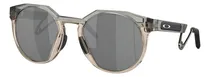 Comprar Gafas de sol Oakley Hstn Metal Oo9279, color prizm, color iridio, gris\u002Fbeige, marco translúcido brillante gris\u002Fbeige, eje brillante translúcido, gris y beige, diseño redondo translúcido