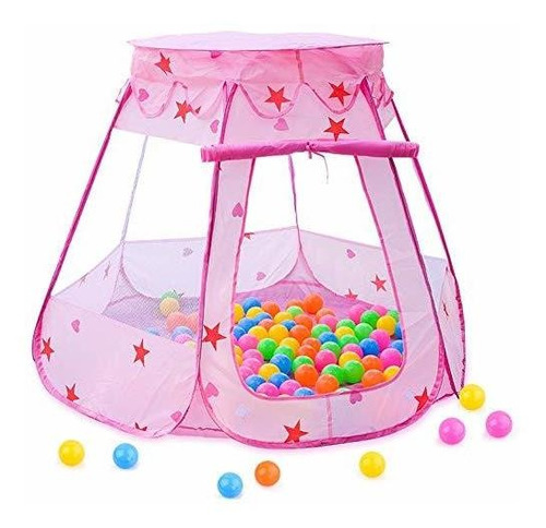 Natasa Pop Up Princesa Rosada Tienda Del Juego Para Chicas, 