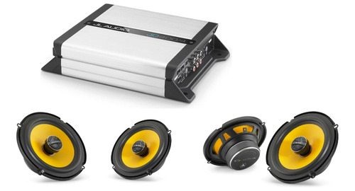 Cornetas Jl Audio 6.5  + Planta Jl Audio 4 Canales Oferta 