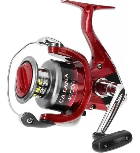 Reel Shimano Catana 4000fc 3 Rulemanes Color Rojo