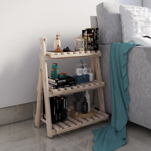 Organizadora Prateleiras Estante De Madeira Pinus Pallet