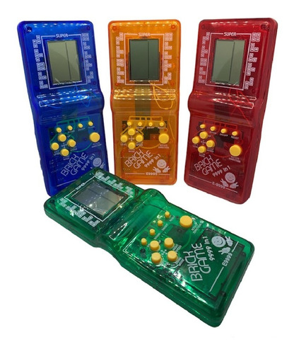 Kit 10 Mini Game Retrô Portátil Colorido Clássico 9999 Jogos