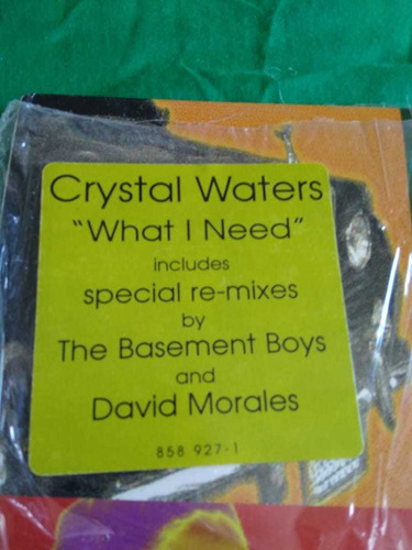 Imagen 2 de 6 de Crystal Waters - What I Need Special Mix En Vinil