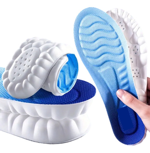 Plantilla Zapatilla Eva 4d Amortiguacion Impacto Elastica