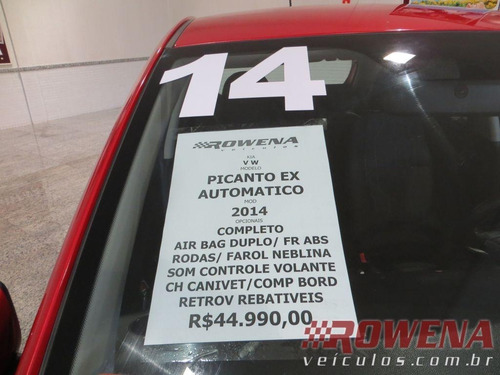 Imagem 10 de 14 de Picanto Ex Automatico Mod 2014 Mod Novo Novissimo