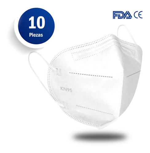 Imagen 7 de 10 de 10 Cubrebocas Kn95 Mascarilla Tapabocas Certificado 5 Capas