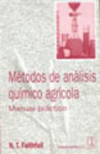 Metodos De Analisis Quimico Agricola. Manual Practico