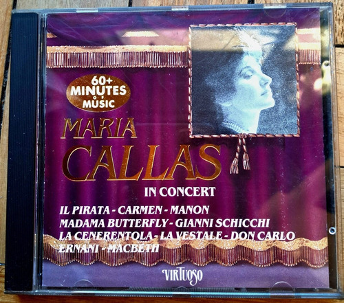 Cd Maria Callas In Concert