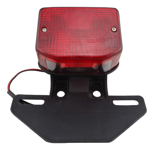 Porta Patente Para Moto Calle Universal Con Faro Stop