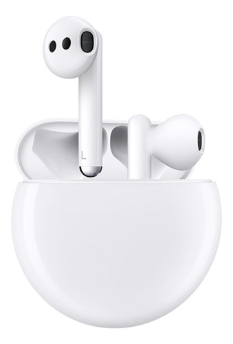 Auricular in-ear inalámbrico Huawei FreeBuds 3 blanco cerámica con luz LED