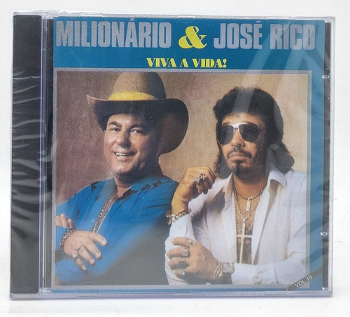 Cd Milionário & José Rico - Viva A Vida! Versão Do Álbum Estandar