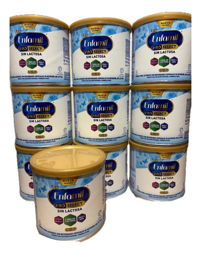 Enfamil Sin Lactosa 160g Pack De 12 Latas Sin Sabor