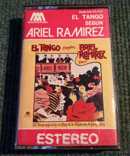 Cassette De Ariel Ramirez - El Tango Según Ariel Ramrez