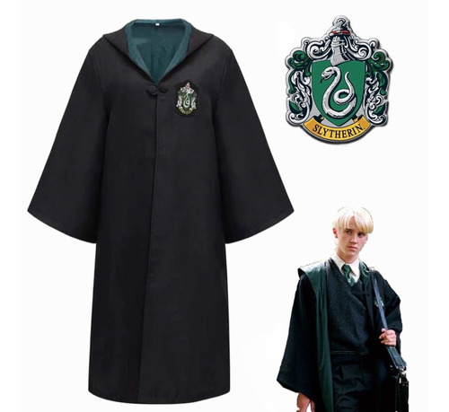 Túnica Slytherin Draco Malfoy Harry Potter Cosplay