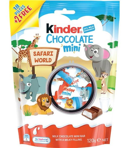 Chocolate Kinder Schokolade Mini 120g