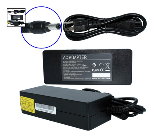 Cargador Para Laptop Toshiba 90w 19v 4.74a (5.5*2.5)