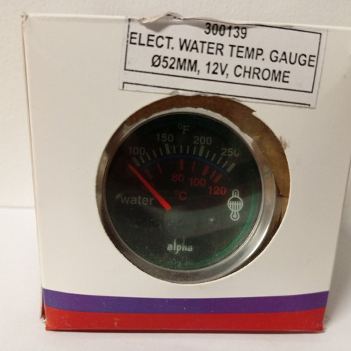 Reloj Indicador Temperatura Elect 12voltios  Diesel Alpha